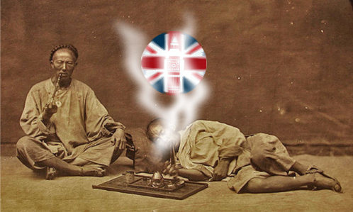 La corona británica y el narcotráfico del opio